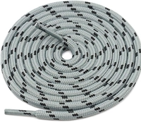 GRAH SANGRAH® 3 Pair (1 Pair Per Single Color) Shoelaces for Hiking Shoes, Walking Sneakers, Climbing, Work Boot, Running, Casual, Sport Shoes (SL-211-214-223) - 120 cm, Coffee White_Grey Yellow_Grey Black
